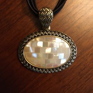 Lia Sophia Mother of Pearl necklace